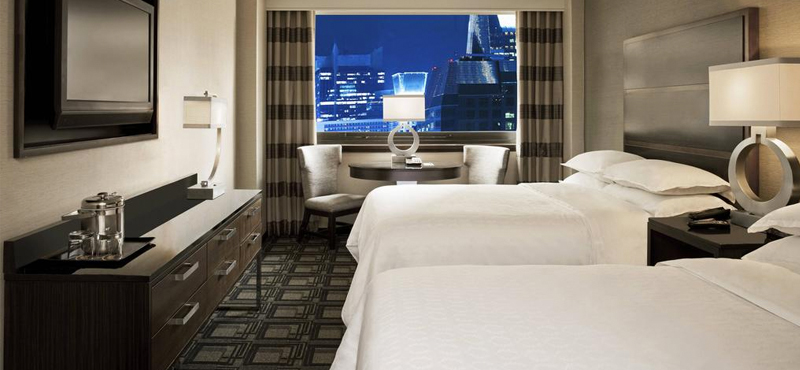 luxury New York holiday Packages Sheraton Times Square Superior Guest Room 2 Double High Floor
