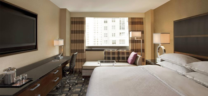 luxury New York holiday Packages Sheraton Times Square Superior Guest Room King High Floor