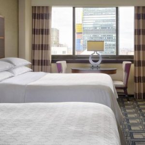 luxury New York holiday Packages Sheraton Times Square Traditional Guest Room 2 Double