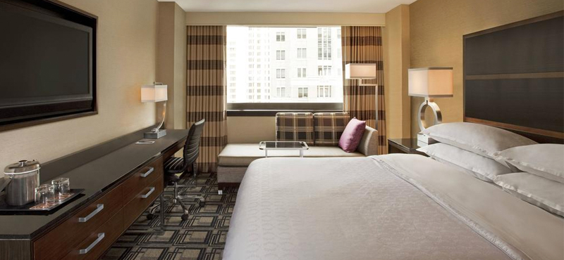 luxury New York holiday Packages Sheraton Times Square Traditional Guest Room Queen