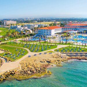 Luxury Cyprus Holiday Packages Olympic Lagoon Resort Paphos Aerial View