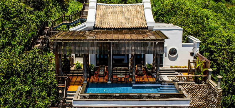 Luxury Vietnam Holiday Packages InterContinental Danang Sun Peninsula Resort One Bedroom Seaside Villa By The Beach 3