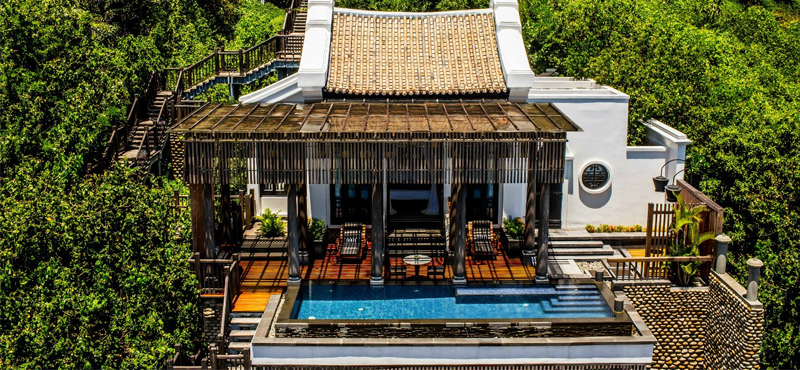 Luxury Vietnam Holiday Packages InterContinental Danang Sun Peninsula Resort One Bedroom Seaside Villas On The Rocks 4