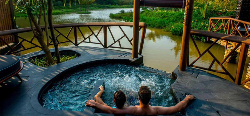 Luxury Vietnam Holiday Packages InterContinental Danang Sun Peninsula Resort One Bedroom Spa Lagoon Villa 9