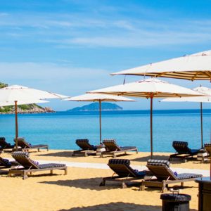 Luxury Vietnam Holiday Packages InterContinental Danang Sun Peninsula Resort Beach