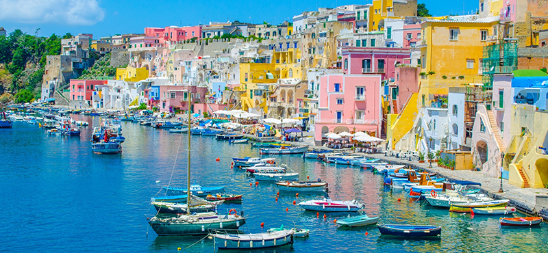 Port of Procida - Picturesque coastlines in Europe - luxury europe holidays