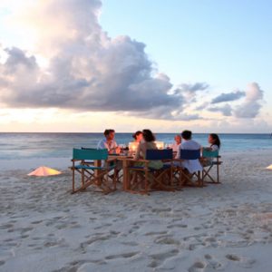 Sandbank Dining Six Senses Laamu Maldives Holidays