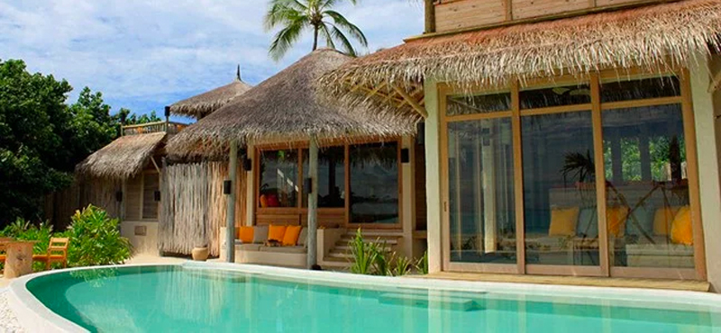 Two Bedroom Lagoon Beach Villa With Pool1 Six Senses Laamu Maldives Holidays