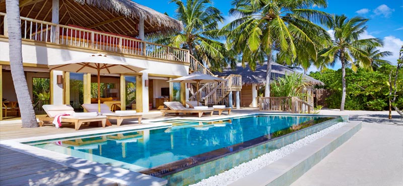 Two Bedroom Ocean Beach Villa With Pool2 Six Senses Laamu Maldives Holidays