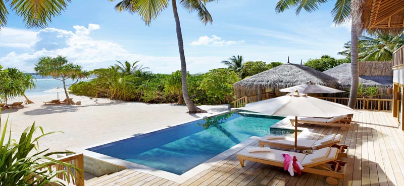 Two Bedroom Ocean Beach Villa With Pool3 Six Senses Laamu Maldives Holidays