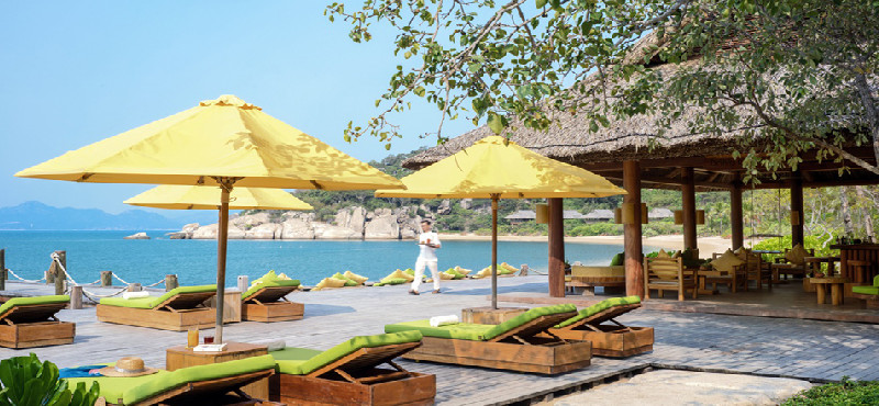 Vietnam Holiday Packages Six Senses Ninh Van Bay Drinks By The Beach