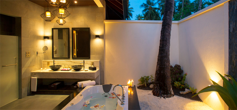 Atmosphere Kanifushi Maldives Luxury Holiday Packages Sunset Beach Villas Bathroom