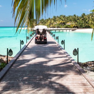 Jetty buggy - Chevel Blanc Randheli - Luxury Maldives Holidays