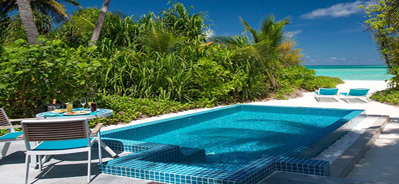 Luxury Maldives Holiday Packages Kandima Maldives Beach Pool Villa With Jacuzzi1