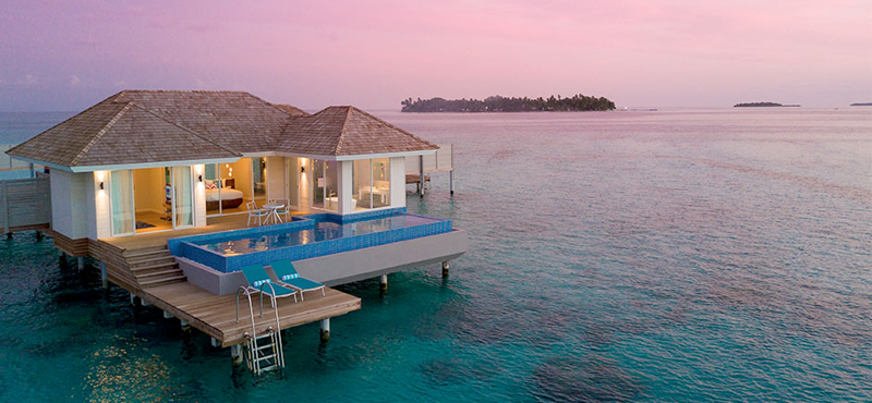 Luxury Maldives Holiday Packages Kandima Maldives Honeymoon Aqua Pool Villa 5