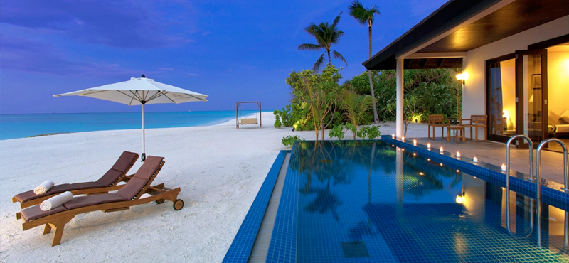 Luxury Maldives Holidays Atmosphere Kanifushi Sunset Pool Villas1