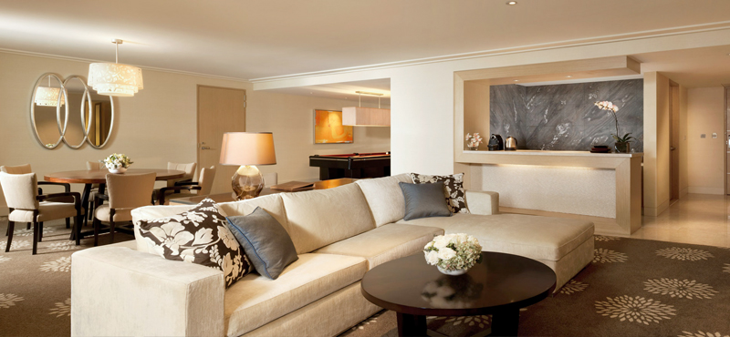 Marina Bay Sands Luxury Singapore Honeymoon Packages Sands Suite Living Room