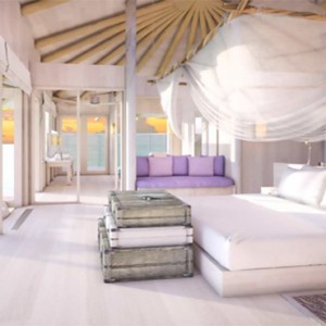 Soneva Jani - Maldives Luxury Holiday packages - 3 bedroom water reserve - bedroom