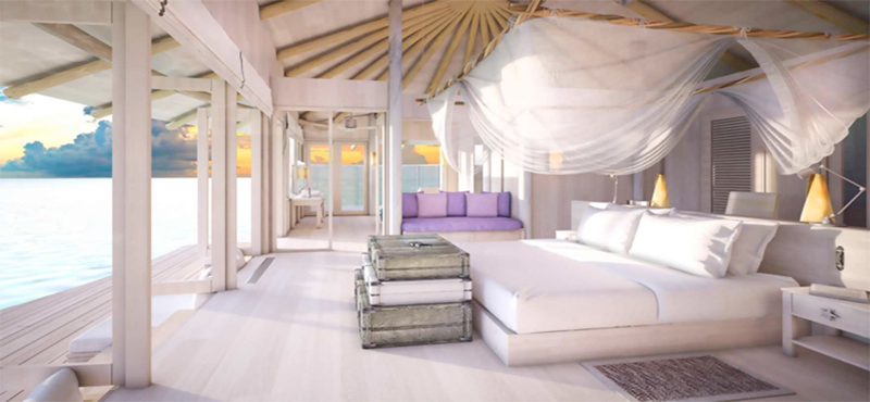 Soneva Jani - Maldives Luxury Holiday packages - 3 bedroom water reserve - bedroom