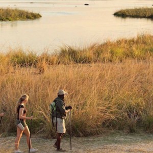 safari walks - Azura Selous Game Reserve - Luxuxry Tanzania Holidays