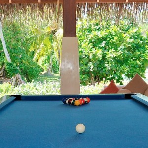 snooker - ayada maldives - luxury maldives holidays