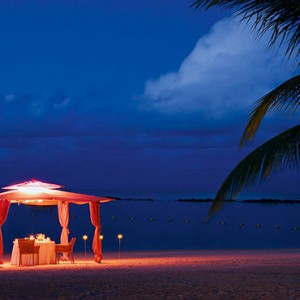 Constance Le Prince Maurice - Luxury Mauritius Holiday Package - beach dinner