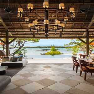 Constance Le Prince Maurice Luxury Mauritius Holiday Package Princely Villa Outdoor Dining