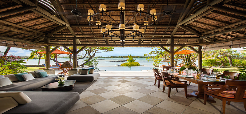 Constance Le Prince Maurice Luxury Mauritius Holiday Package Princely Villa Outdoor Dining
