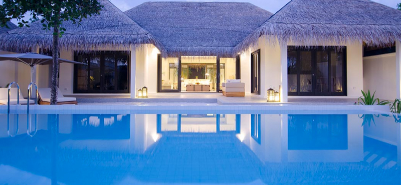 Luxury Maldives Holiday Packages Seaside Finolhu Maldives Two Bedroom Beach Pool Villa