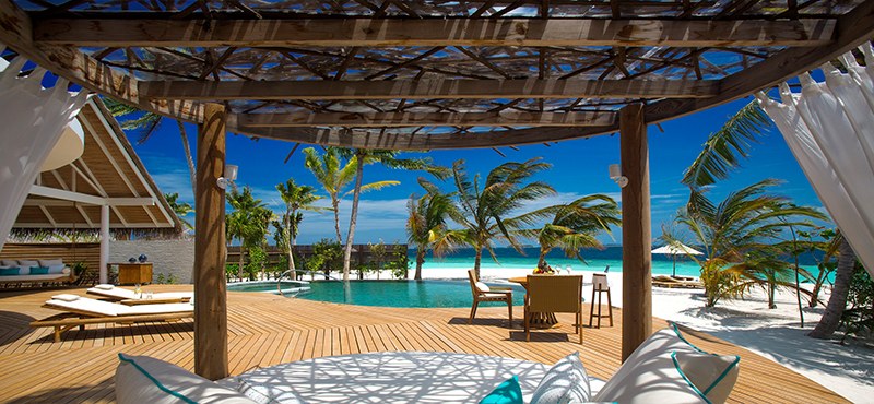 Milaidhoo Island Maldives Luxury Maldives Honeymoon Packages Beach Residence Pool Deck