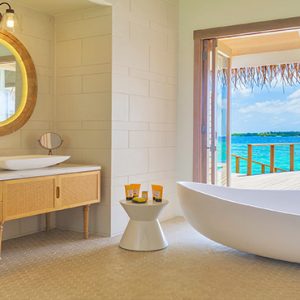 Milaidhoo Island Maldives Luxury Maldives Honeymoon Packages Water Pool Villa Bathroom