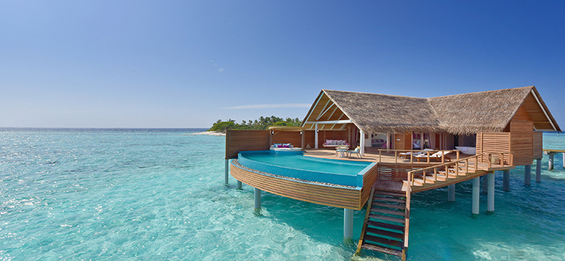 Milaidhoo Island Maldives Luxury Maldives Honeymoon Packages Water Pool Villa Exterior1