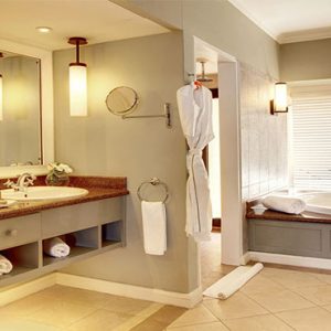 Outrigger Mauritius Beach Resort Luxury Mauritius Holiday Packages Beachfront Junior Suite Bathroom