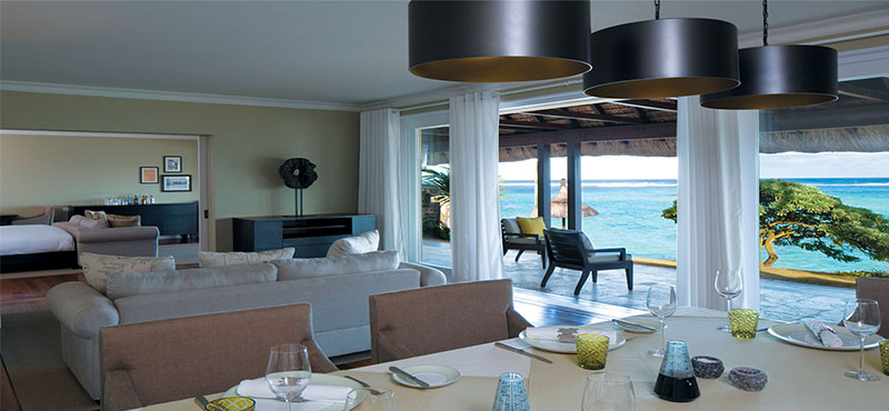 Outrigger Mauritius Beach Resort Luxury Mauritius Holiday Packages Beachfront Villa Dining