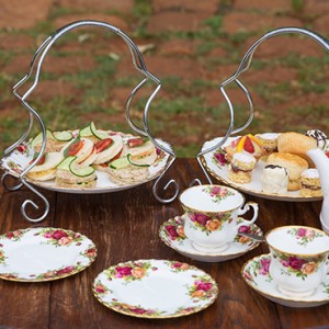 afternoon tea - Giraffe Manor - Luxury Kenyan Honeymoon Packages