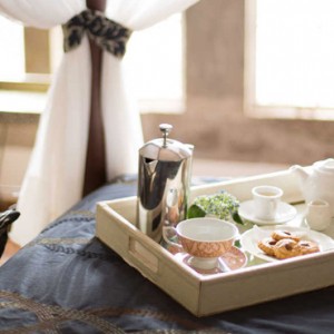 breakfast in bed - Giraffe Manor - Luxury Kenyan Honeymoon Packages