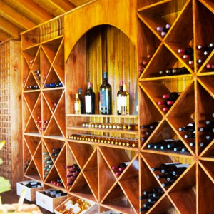 wine cellar - Ladera St Lucia - Luxury St lucia Holidays