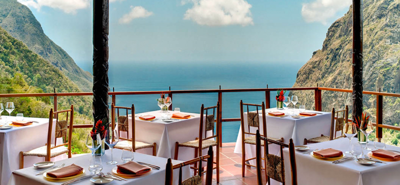 dashnee restaurant - Ladera St Lucia - Luxury St lucia Holidays