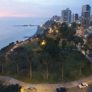 exterior at night - Belmond Miraflores Park - Luxury Peru Holidays