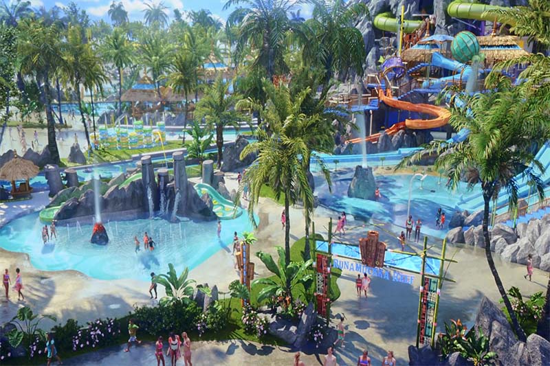 volcano bay river village