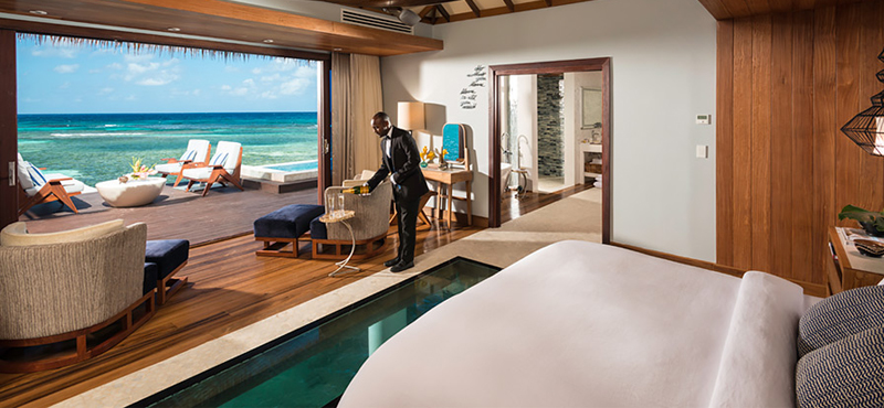 2 Over The Water Private Island Butler Villa With Infinity Pool Sandals Royal Caribbean Luxury Jamaica holiday packages