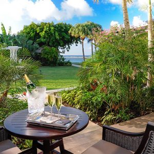 Romeo & Juliet Walkout Butler Suite With Patio Tranquility Soaking Tub Sandals Royal Caribbean Luxury Jamaica holiday packages