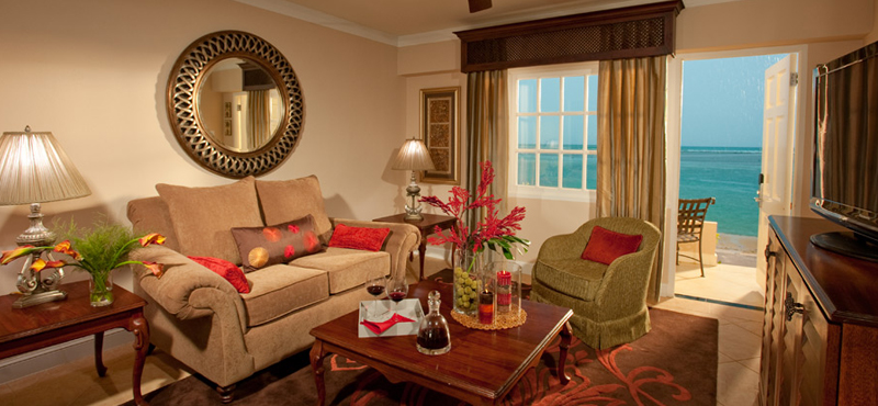 2 Royal Beachfront Honeymoon One Bedroom Butler Suite Sandals Royal Caribbean Luxury Jamaica holiday packages