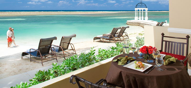 2 Royal Beachfront Honeymoon One Bedroom Butler Suite Sandals Royal Caribbean Luxury Jamaica holiday packages