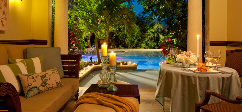 4 Swim Up Crystal Lagoon Honeymoon One Bedroom Butler Suite Sandals Royal Caribbean Luxury Jamaica holiday packages