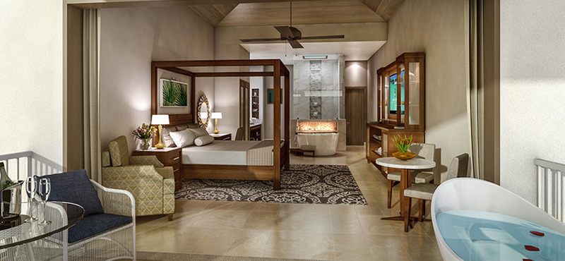 5Romeo And Juliet Butler Suite With Balcony Tranquility Soaking Tub Sandals Royal Caribbean Luxury Jamaica Holidays