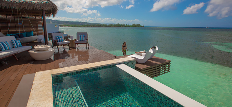 2 Over The Water Private Island Butler Villa With Infinity Pool Sandals Royal Caribbean Luxury Jamaica holiday packages