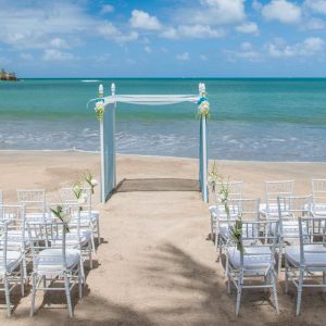 Luxury St Lucia Holiday Packages St Lucia Weddings Wedding Beach Setup