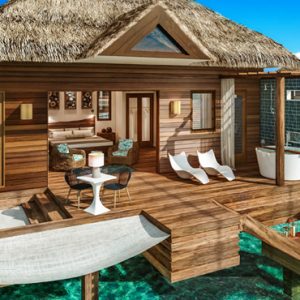 Over-the-Water Private Island Butler Honeymoon Bungalow - Sandals Royal Caribbean - Luxury Jamaica Honeymoons