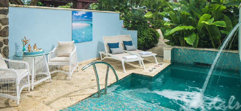St Lucia Holiday Packages Sandals Halcyon Beach Honeymoon Butler Room W Private Pool Sanctuary4
